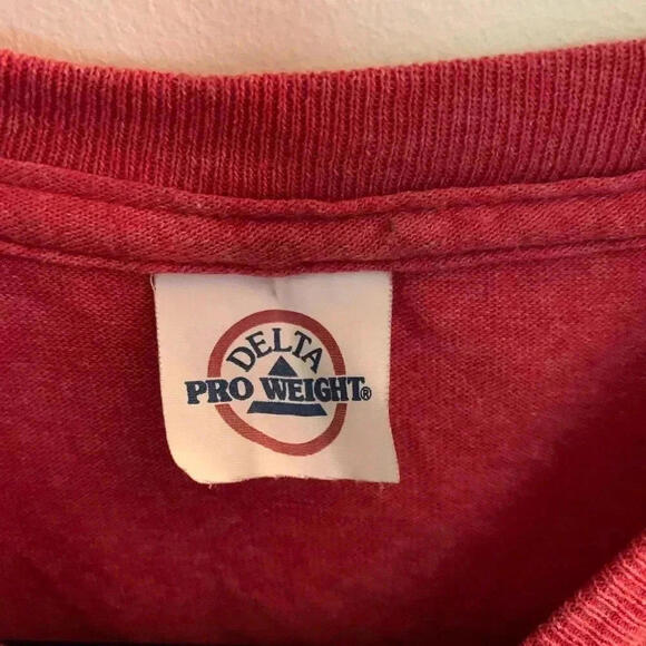 🤑 Funny Taco T-Shirt - Red 'OK, BUT FIRST' - Picture 2 of 2